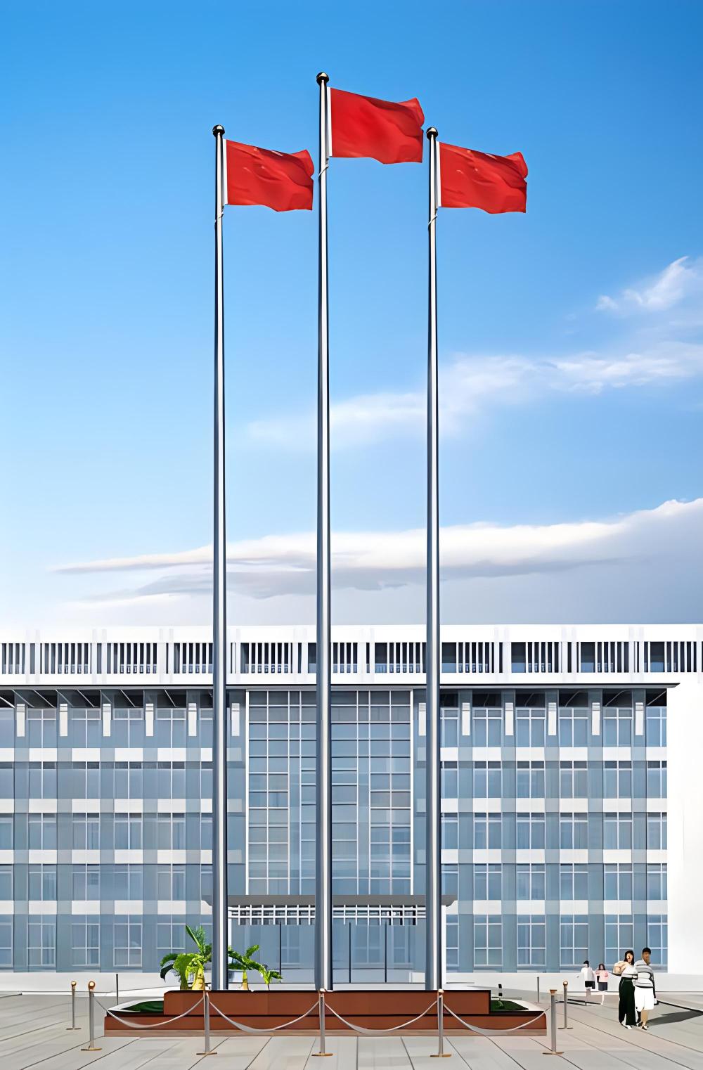 旗杆高度口径